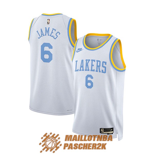 maillot los angeles lakers lebron james 6 hardwood classic 2022-2023