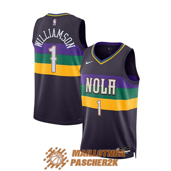maillot new orleans pelicans zion williamson 1 city edition 2022-2023