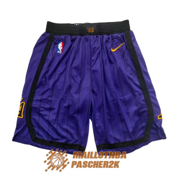 shorts los angeles lakers 2021-2022 pourpre