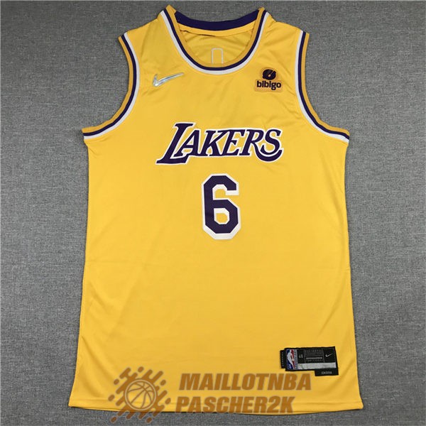 maillot los angeles lakers lebron james 6 75 anniversaire 2022-2023<br /><span class=