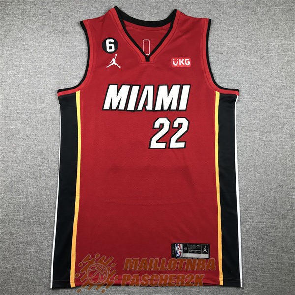 maillot miami heat jimmy butler 22 2022-2023 date rouge