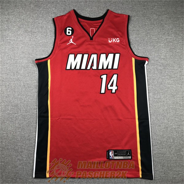 maillot miami heat tyler herro 14 2022-2023 date rouge<br /><span class=