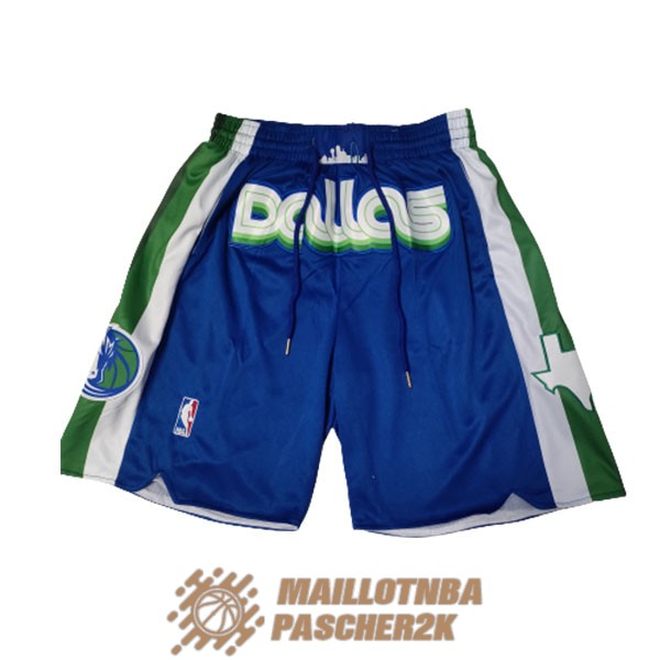 shorts dallas mavericks city edition 2022-2023 bleu