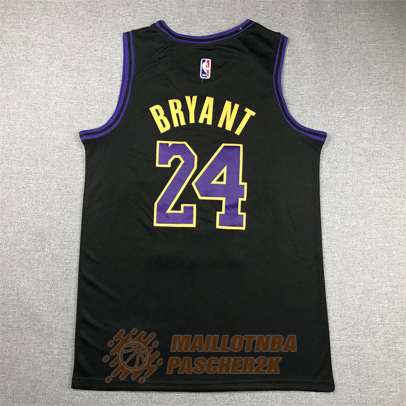 maillot los angeles lakers kobe bryant 24 city edition noir 2023-2024