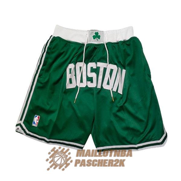 shorts boston celtics vert blanc