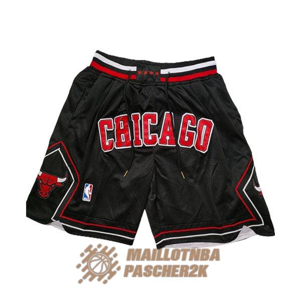 shorts chicago bulls noir rouge