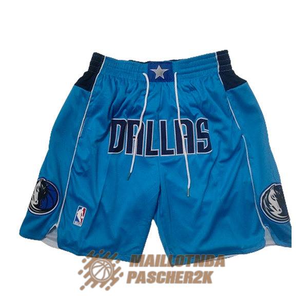 shorts dallas mavericks bleu clair