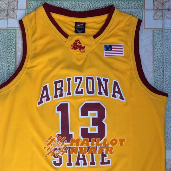 maillot NCAA arizona state james harden 13 jaune