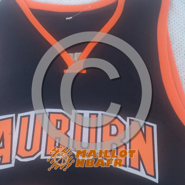 maillot NCAA auburn charles barkley 34 noir orange
