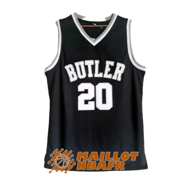 maillot NCAA butler gordon hayward 20 noir
