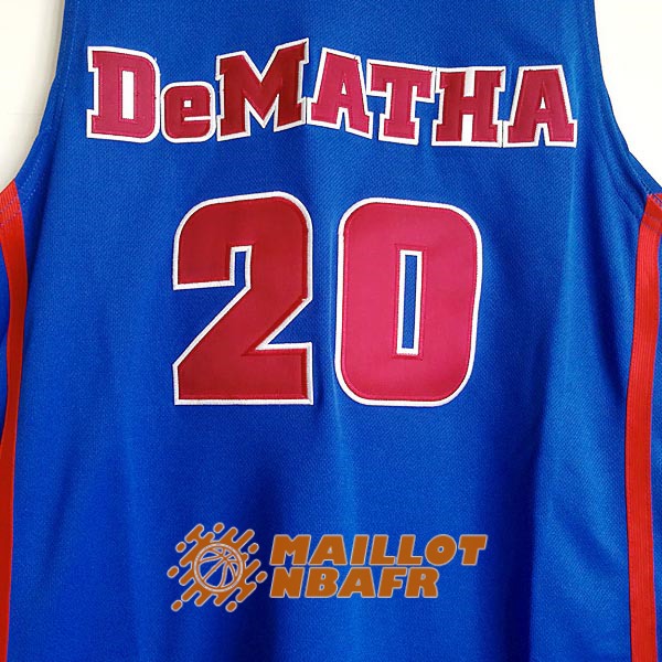 maillot NCAA dematha markelle fultz 20 bleu rouge<br /><span class=