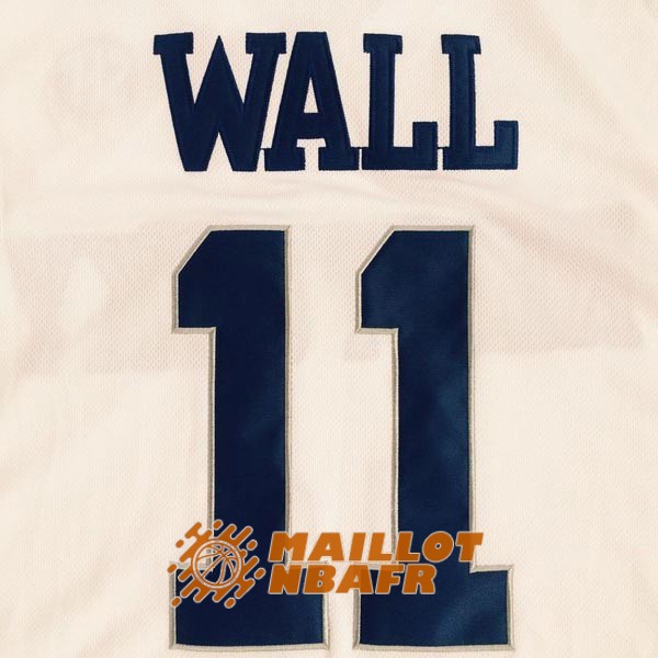 maillot NCAA kentucky john wall 11 blanc bleu<br /><span class=