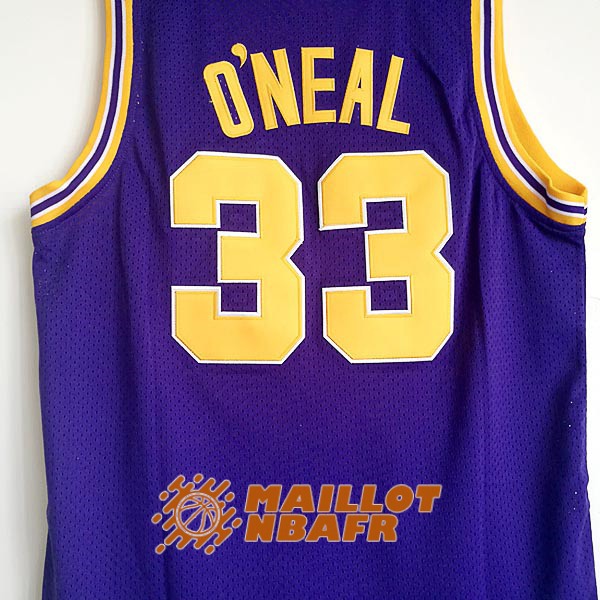 maillot NCAA lsu shaquille o'neal 33 pourpre jaune<br /><span class=