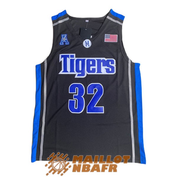 maillot NCAA memphis tigers james wiseman 32 noir bleu