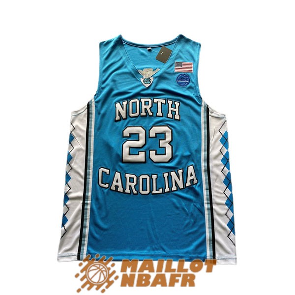 maillot NCAA north carolina michael jordan 23 bleu clair