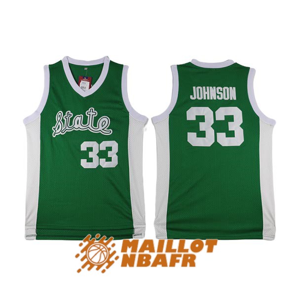 maillot NCAA tate d.j. johnson 33 vert