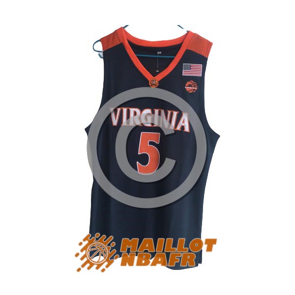 maillot NCAA virginia kyle guy 5 noir orange