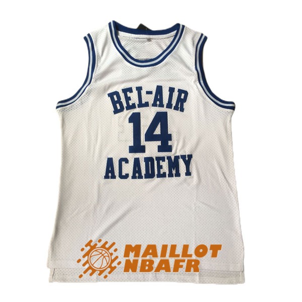 maillot bel-air academy will smith 14 pelicula edition blanc