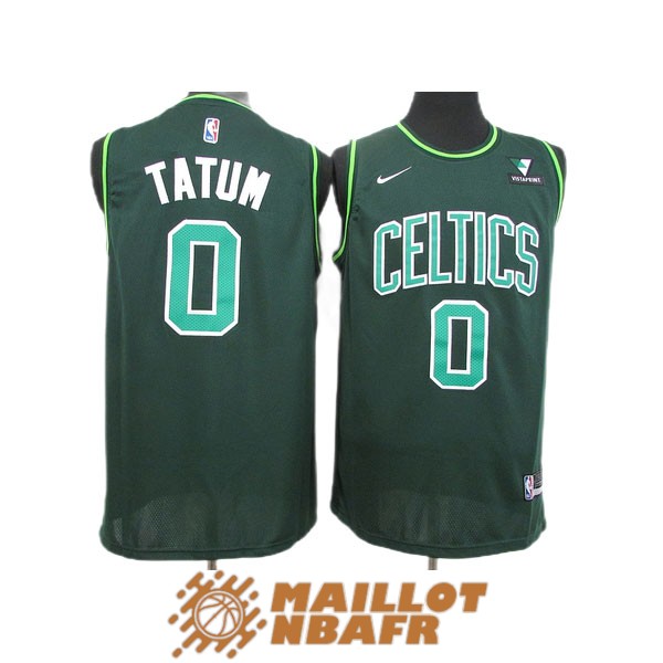 maillot boston celtics earned edition jayson tatum 0 vert<br /><span class=