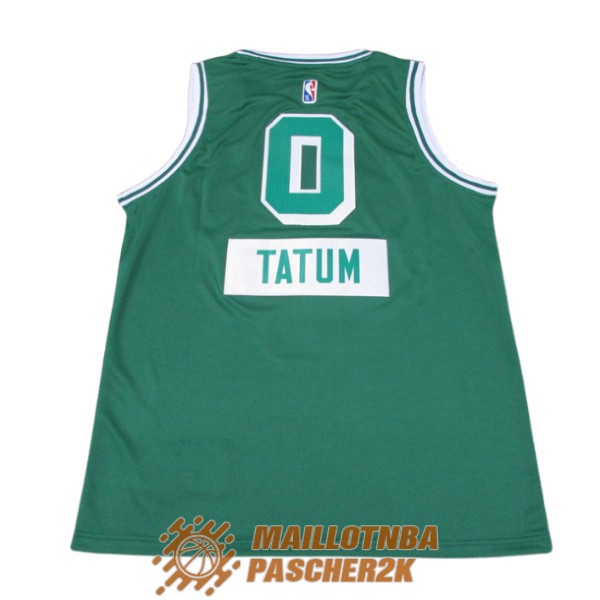 maillot boston celtics jayson tatum 0 75th anniversaire city edition 2021-2022 vert