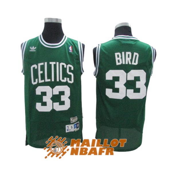 maillot boston celtics larry bird 33 vert