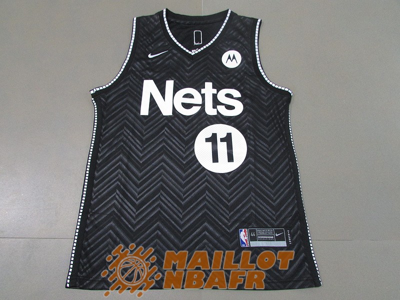 maillot brooklyn nets earned edition kyrie irving 11 noir 2021