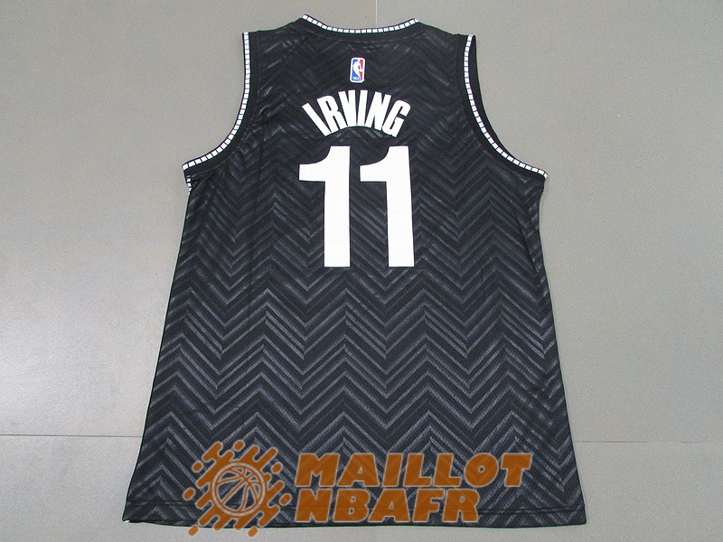 maillot brooklyn nets earned edition kyrie irving 11 noir 2021