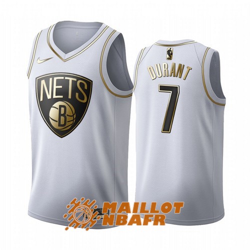 maillot brooklyn nets kevin durant 7 blanc<br /><span class=