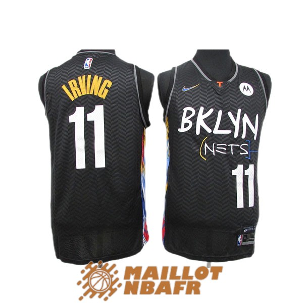 maillot brooklyn nets kyrie irving 11 noir(1) city edition