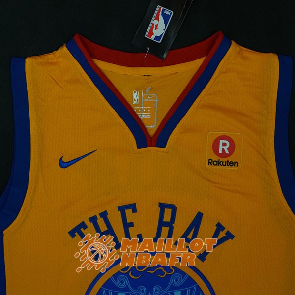 maillot golden state warriors kevin durant 35 jaune city edition<br /><span class=