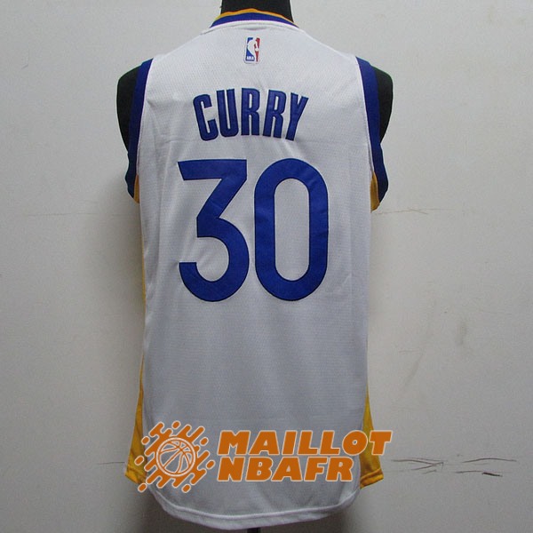 maillot golden state warriors stephen curry 30 blanc