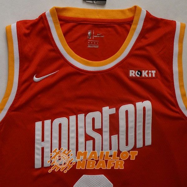 maillot houston rockets vintage russell westbrook 0 rouge<br /><span class=