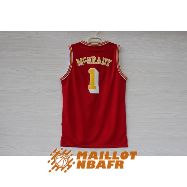 maillot houston rockets vintage tracy mcgrady 1 rouge<br /><span class=