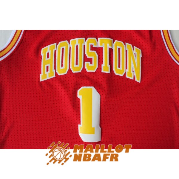 maillot houston rockets vintage tracy mcgrady 1 rouge<br /><span class=