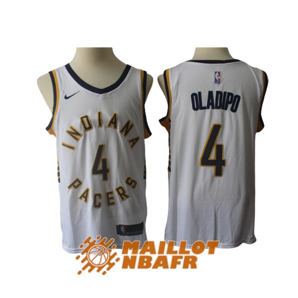 maillot indiana pacers victor oladipo 4 blanc 2018-2019