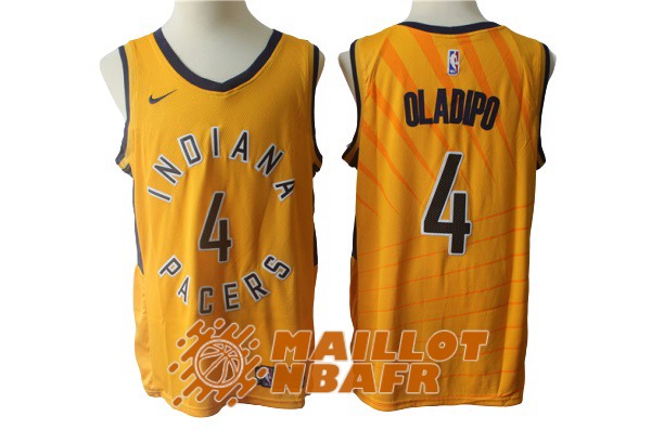 maillot indiana pacers victor oladipo 4 jaune 2018-2019 [maillotnba-10-29-277]