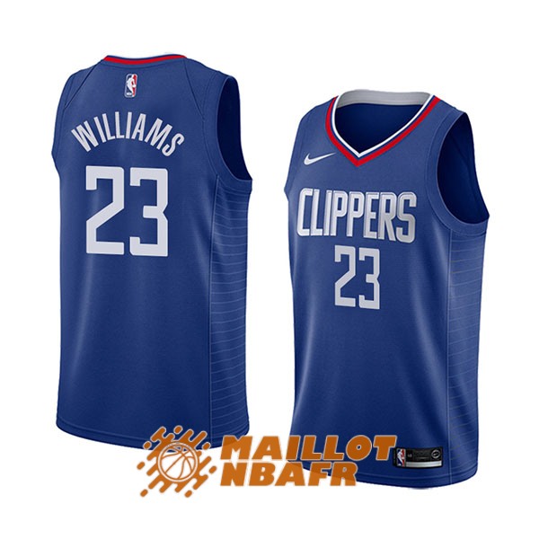 maillot los angeles clippers lou williams 23 bleu