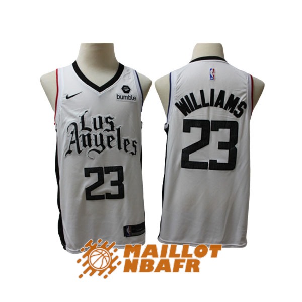 maillot los angeles clippers lou williams 23 latin edition blanc