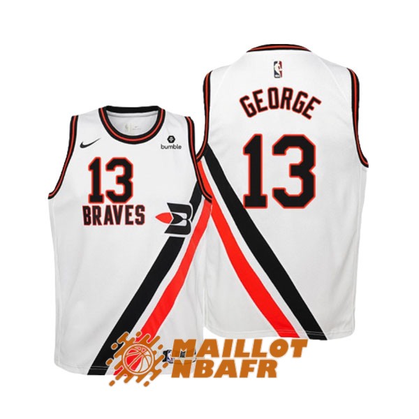 maillot los angeles clippers paul george 13 blanc rouge [maillotnba-10-29-297]