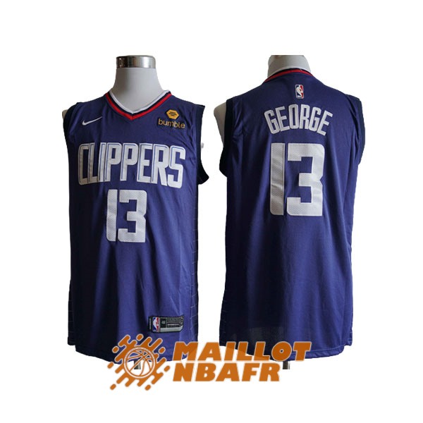 maillot los angeles clippers paul george 13 bleu