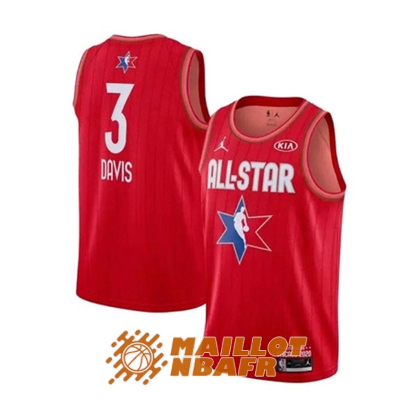 maillot los angeles lakers anthony davis 3 all star 2020 rouge [maillotnba-10-29-754]