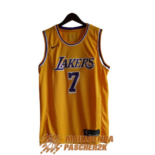 maillot los angeles lakers carmelo anthony 7 75th anniversaire diamant 2021-2022 jaune<br /><span class=