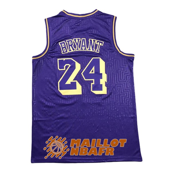 maillot los angeles lakers kobe bryant 24 2020 pourpre nouvel an chinois