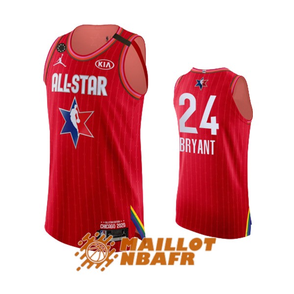 maillot los angeles lakers kobe bryant 24 all star 2020 rouge