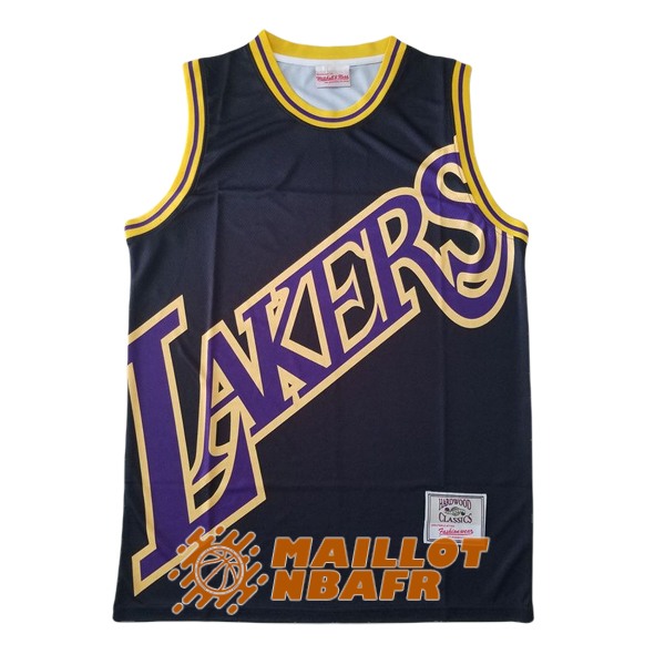 maillot los angeles lakers mitchell x ness big face noir