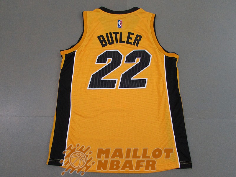 maillot miami heat earned edition jimmy butler 22 jaune 2021