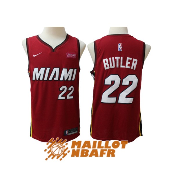 maillot miami heat jimmy butler 22 rouge