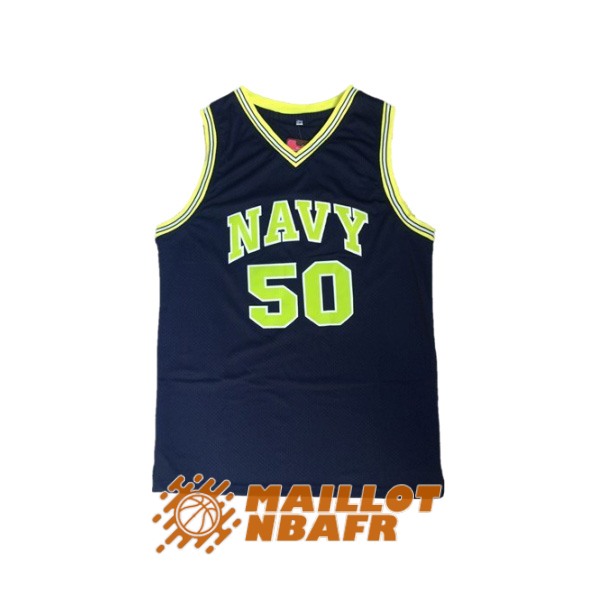 maillot navy vintage david robinson 50 edicion escuela secundaria noir vert