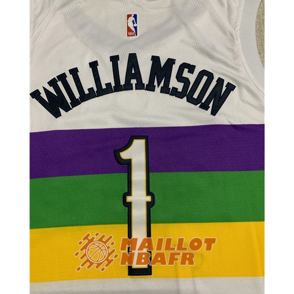 maillot new orleans pelicans zion williamson 1 blanc<br /><span class=
