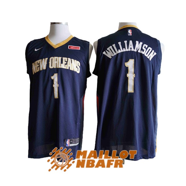 maillot new orleans pelicans zion williamson 1 bleu marine